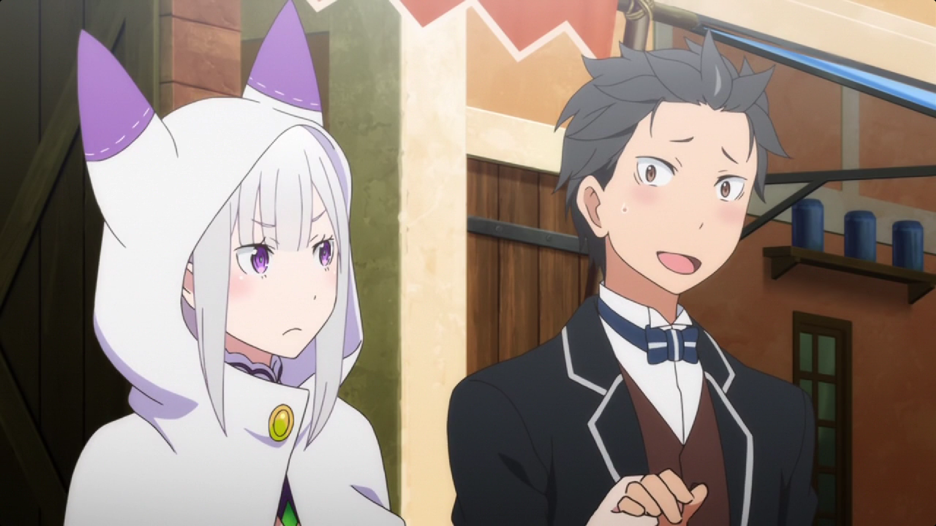 Кадр из аниме «Re:Zero. Жизнь с нуля в альтернативном мире»
