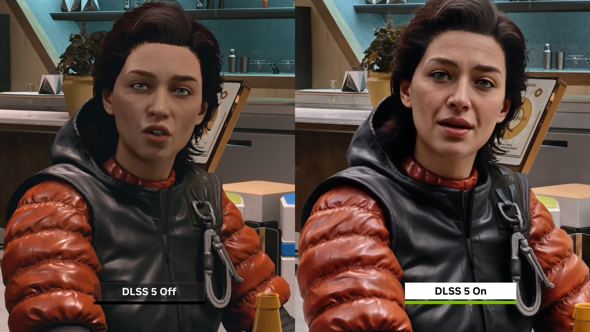 Пример работы DLSS 5 | Источник: YouTube-канал NVIDIA