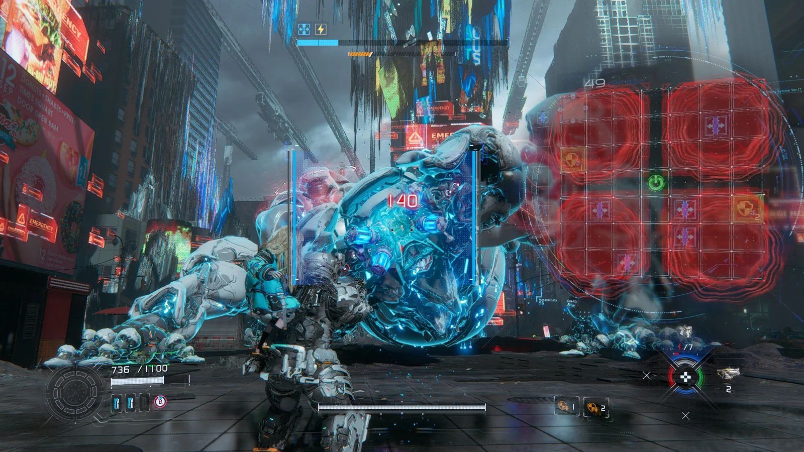 Боссы в игре по-хорошему впечатляют своим внешним видом. Скриншот из Pragmata. Источник: TheGameSlayer 