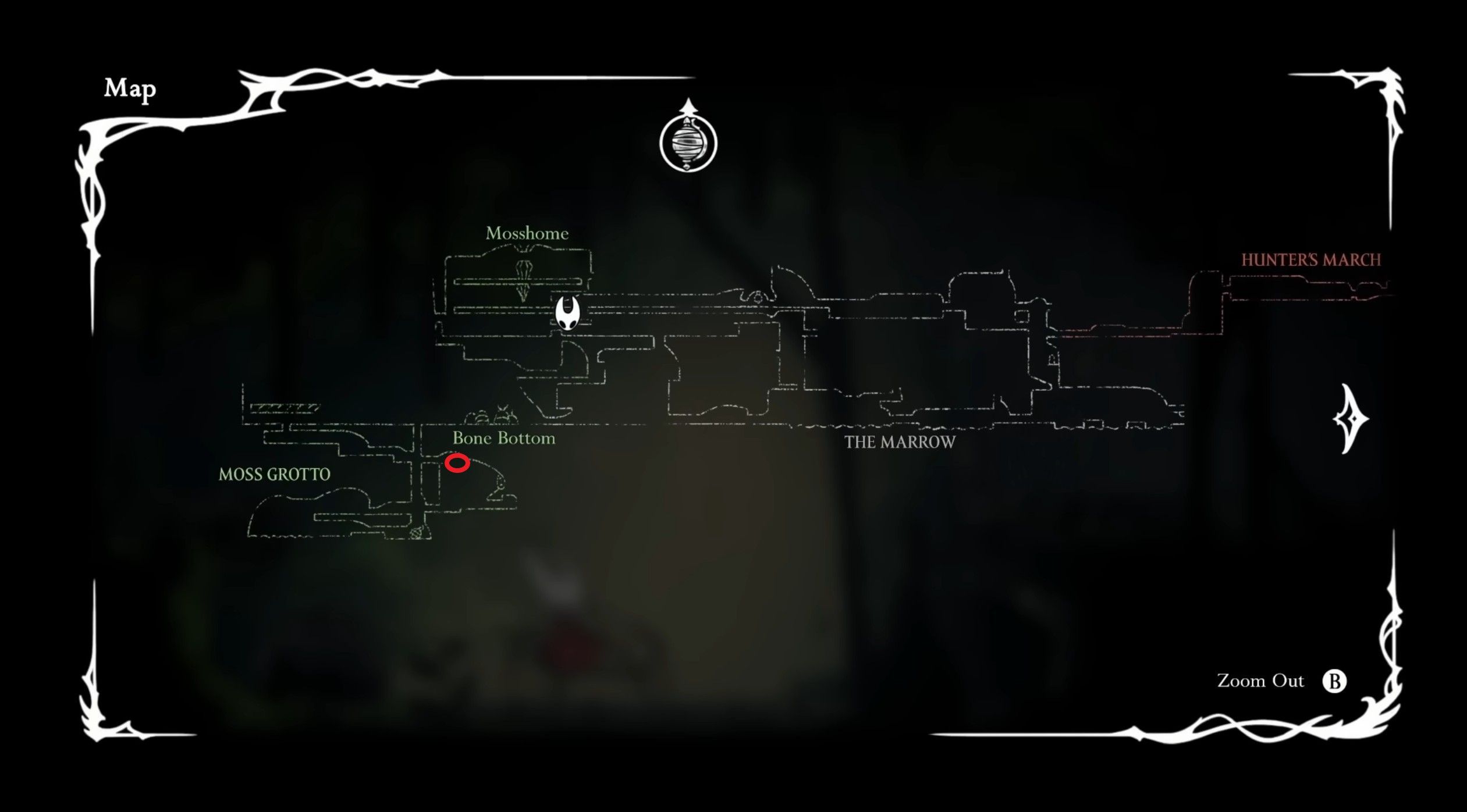 Скриншот из игры Hollow Knight: Silksong