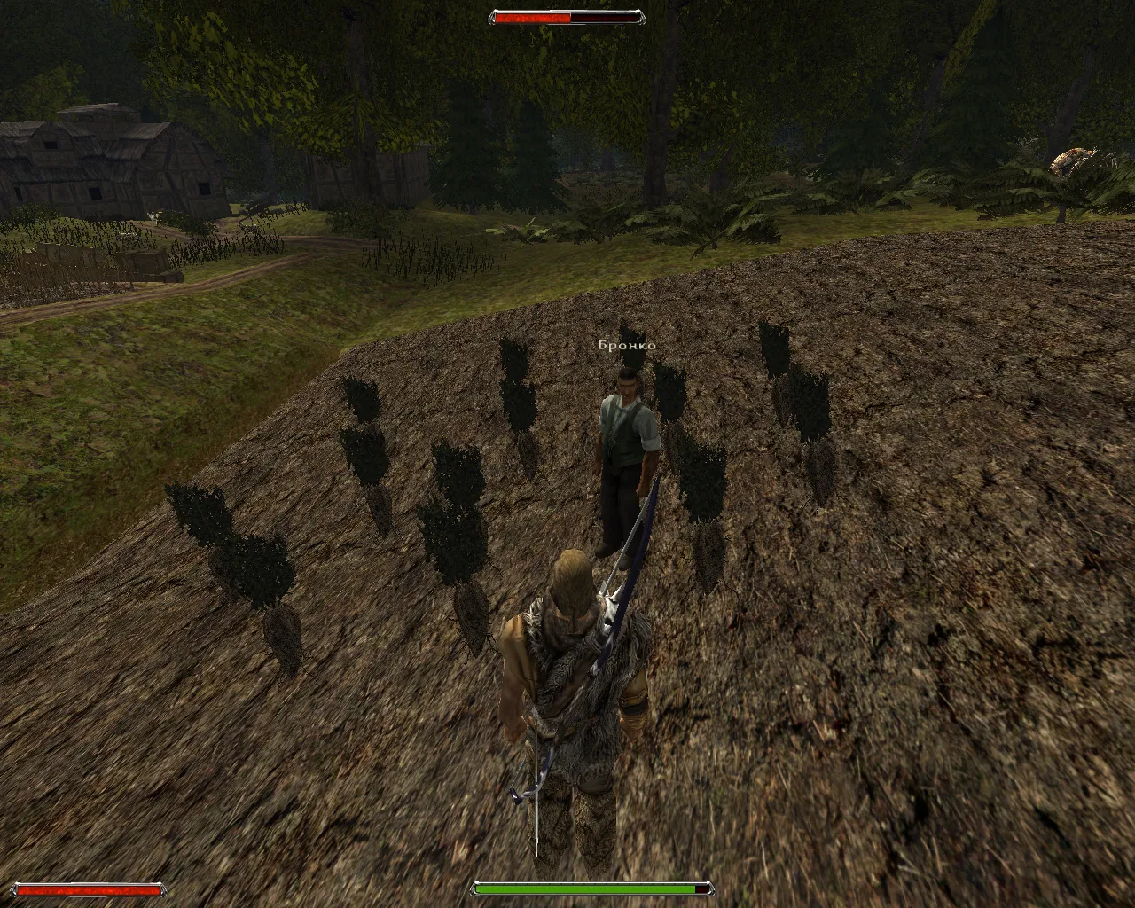 после того, как вы попустили Бронко отправьте его работать и посадите репки на том месте, где он будет работать. Теперь вы можете приходить сюда и смотреть на то, как кипит работа на ВАШЕМ участке!