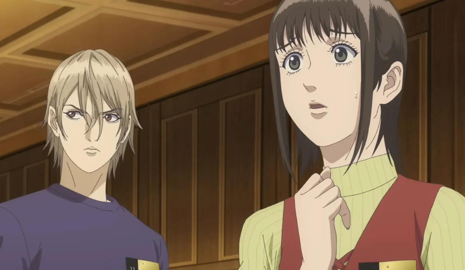 Кадр из аниме «Игра лжецов»