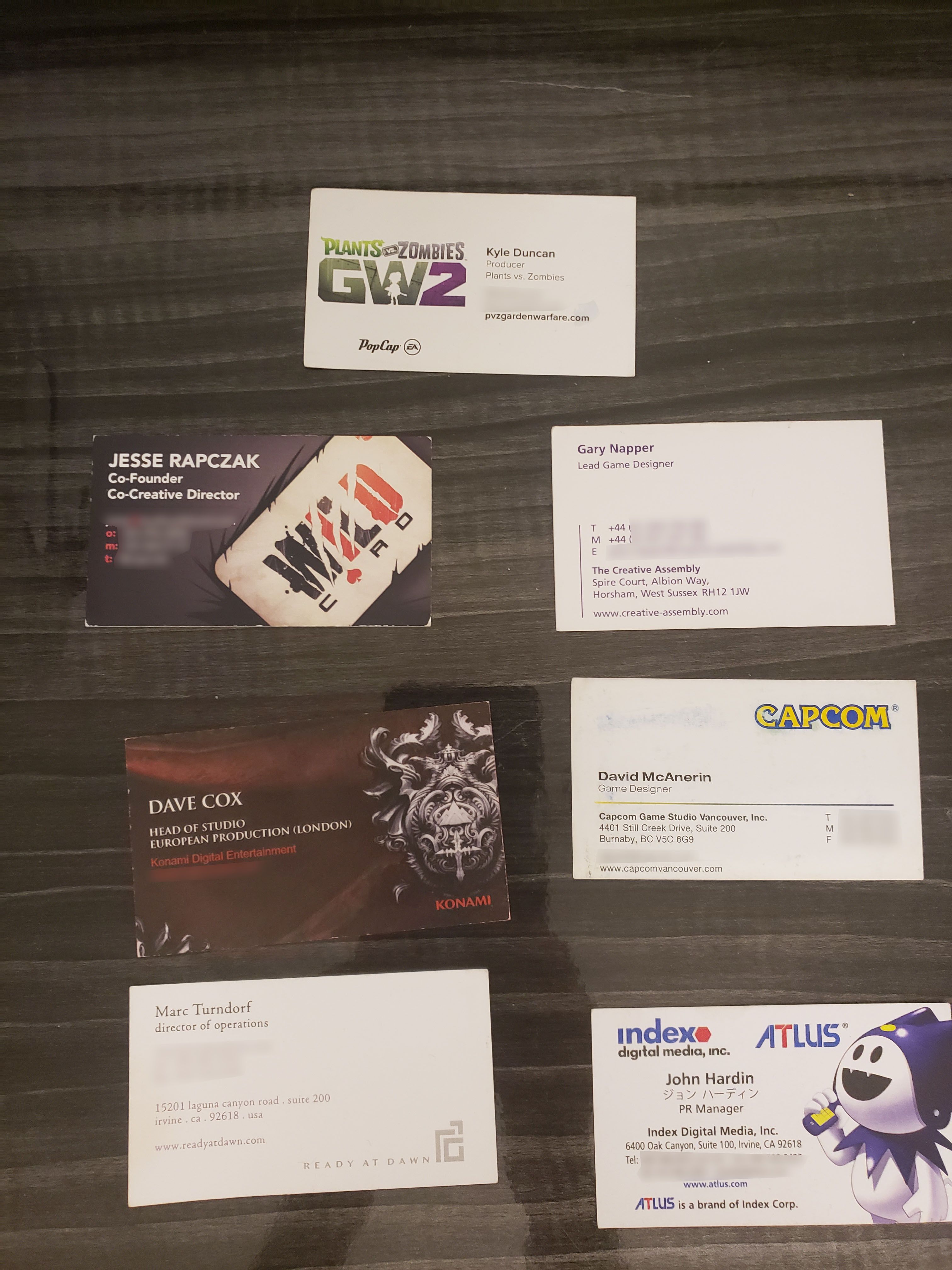 Визитные карточки