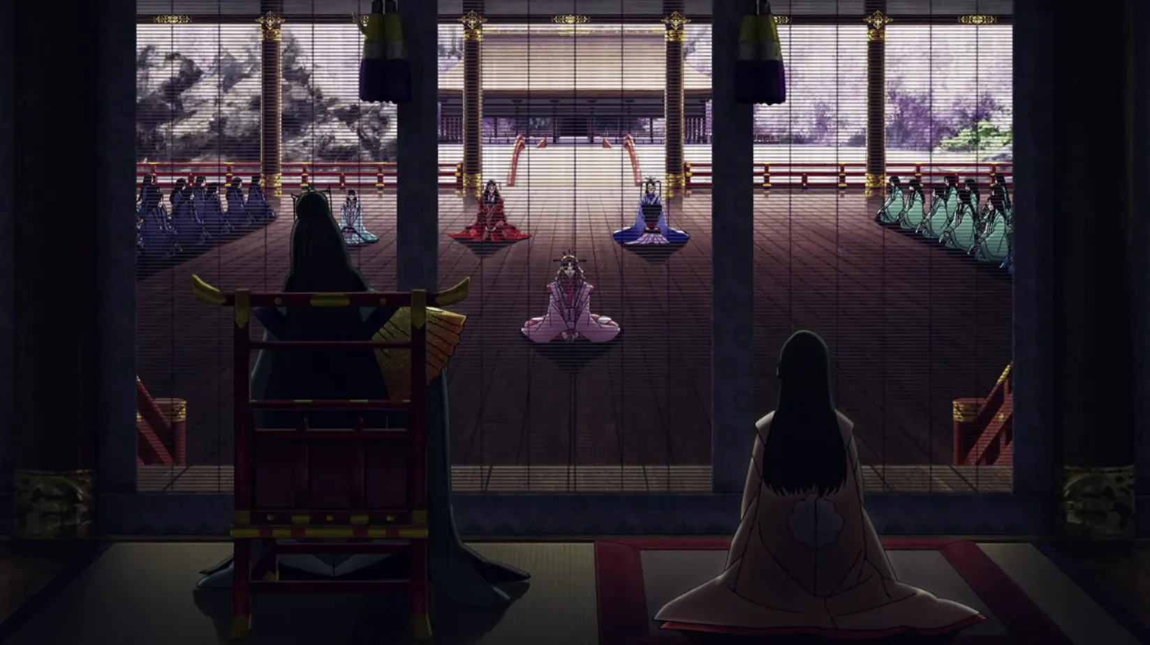 Кадр из аниме «Ворон не выбирает господина»