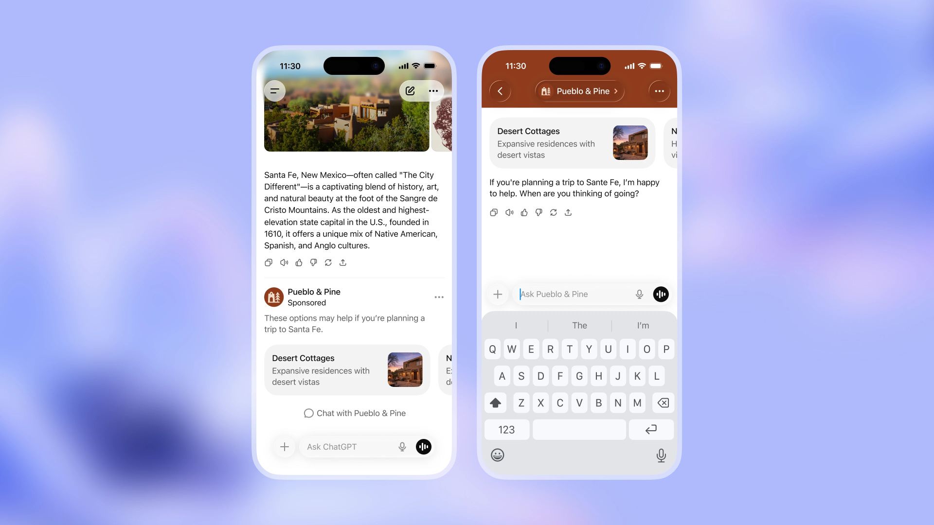 Пример рекламы. Источник: OpenAI
