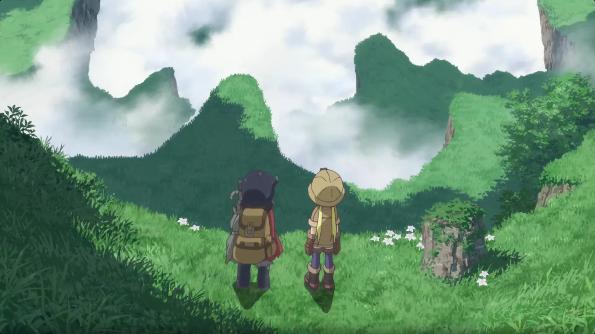 Кадр из аниме «Созданный в Бездне»