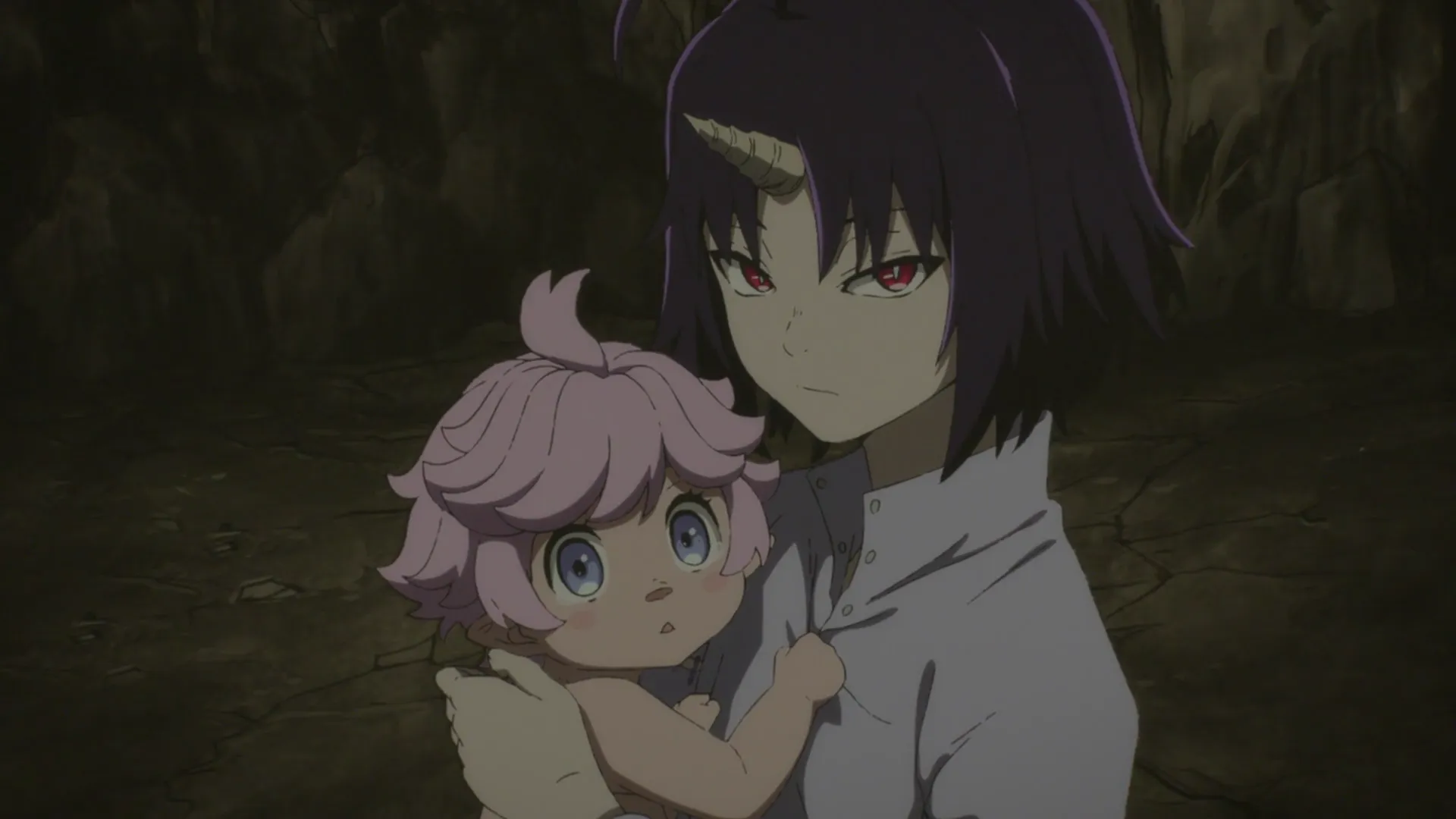 Кадр из аниме «Клеватесс: Король демонических зверей, младенец и герой-нежить»