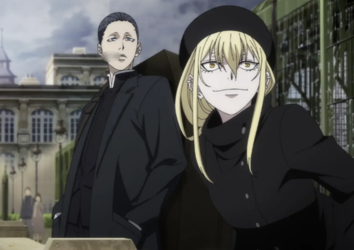 Кадр из аниме «Ведьма и чудовище»