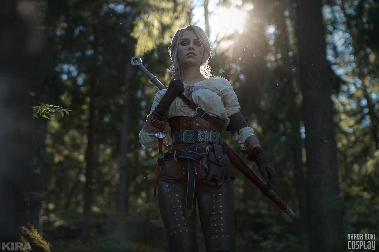 Косплей на Цири из &laquo;Ведьмака&raquo;. Косплеер: Наталья Narga Кочеткова. Фотограф: Кира Митенкова. Источник: vk.com/kmitenkova_photoarts
