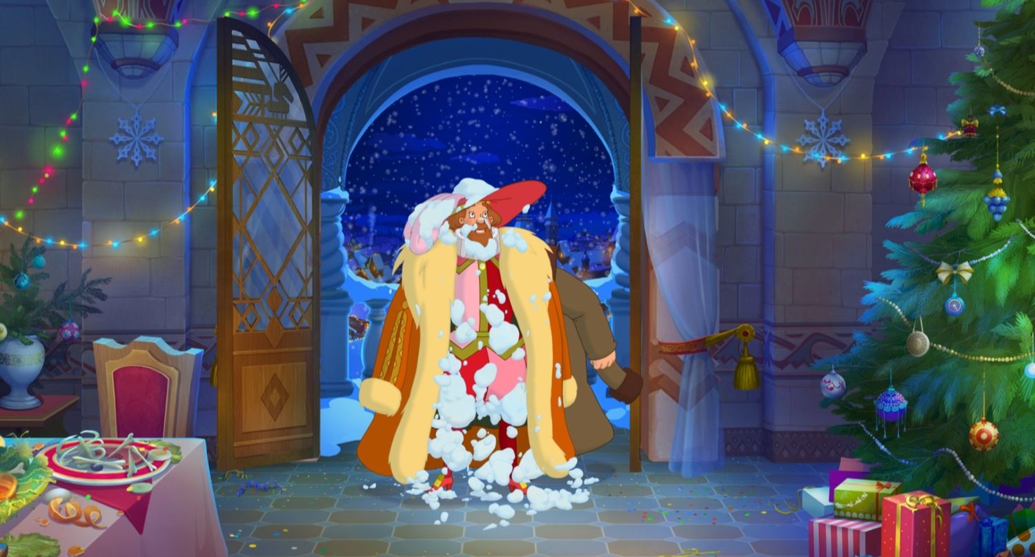 Кадр из мультфильма «Три богатыря и принцесса Египта»