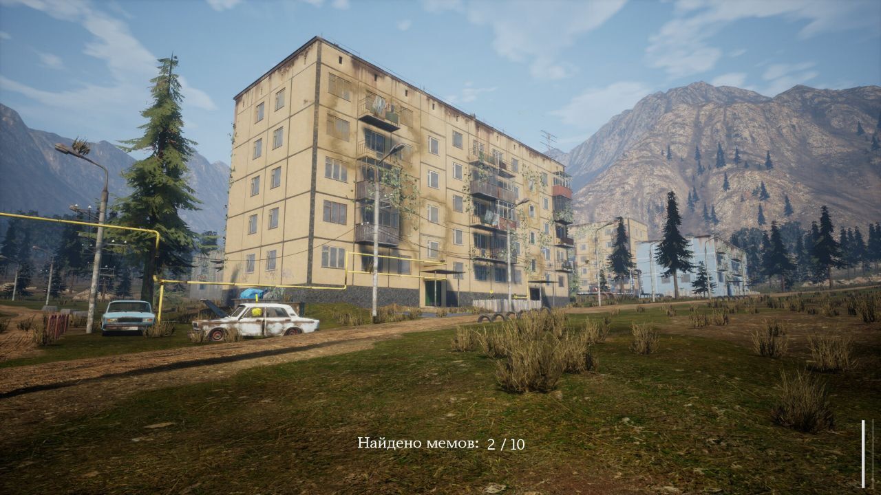 Скриншот из «Симулятора лазанья по заброшкам» от Performance Artist в Steam