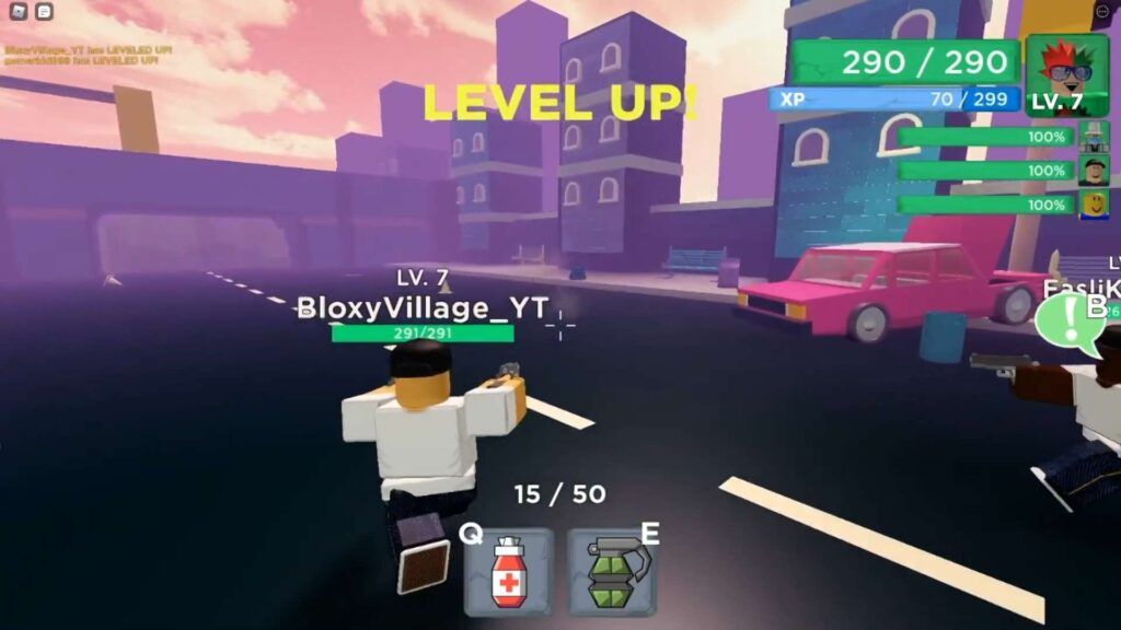 Скриншот из Zombie Strike. Источник: Roblox