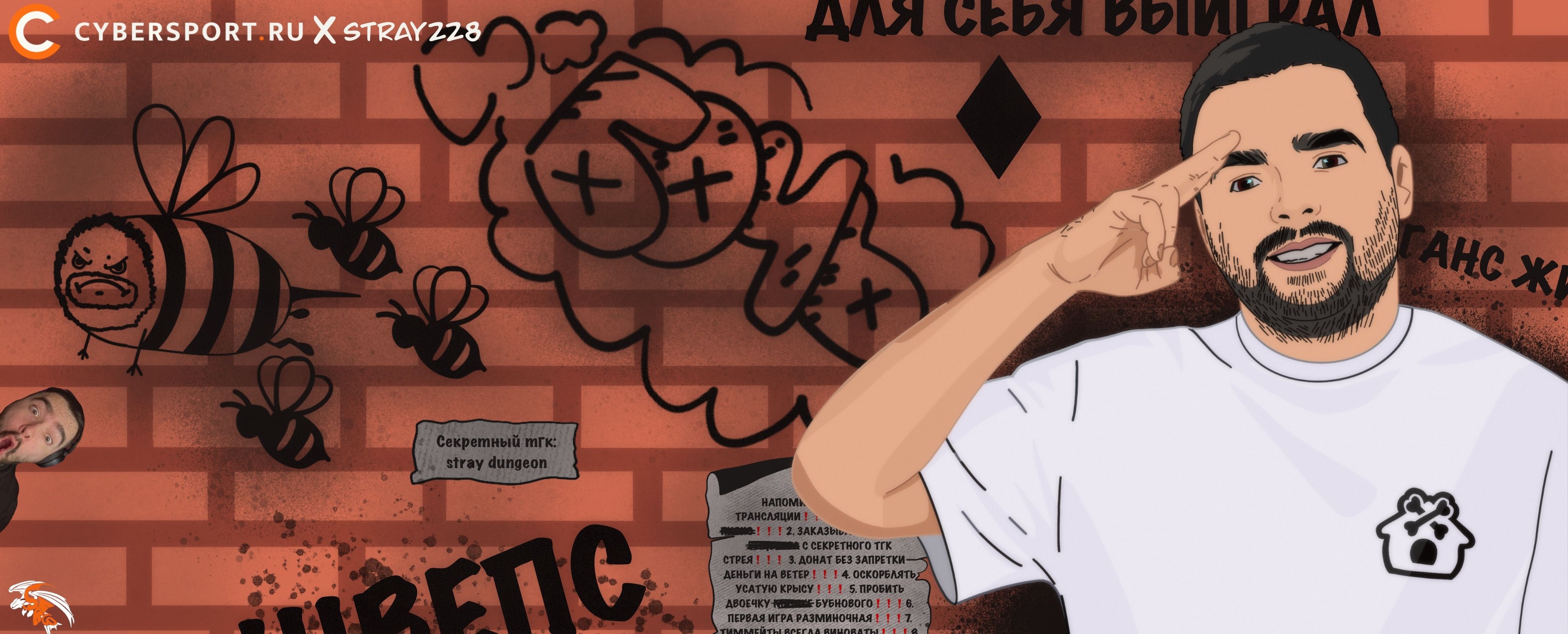«Их надо [лицом] в говно окунать, они понимают только такой стиль» — озорное интервью со stray228 про зрителей, дружбу с Vovapain и перевоспитание DkFogas