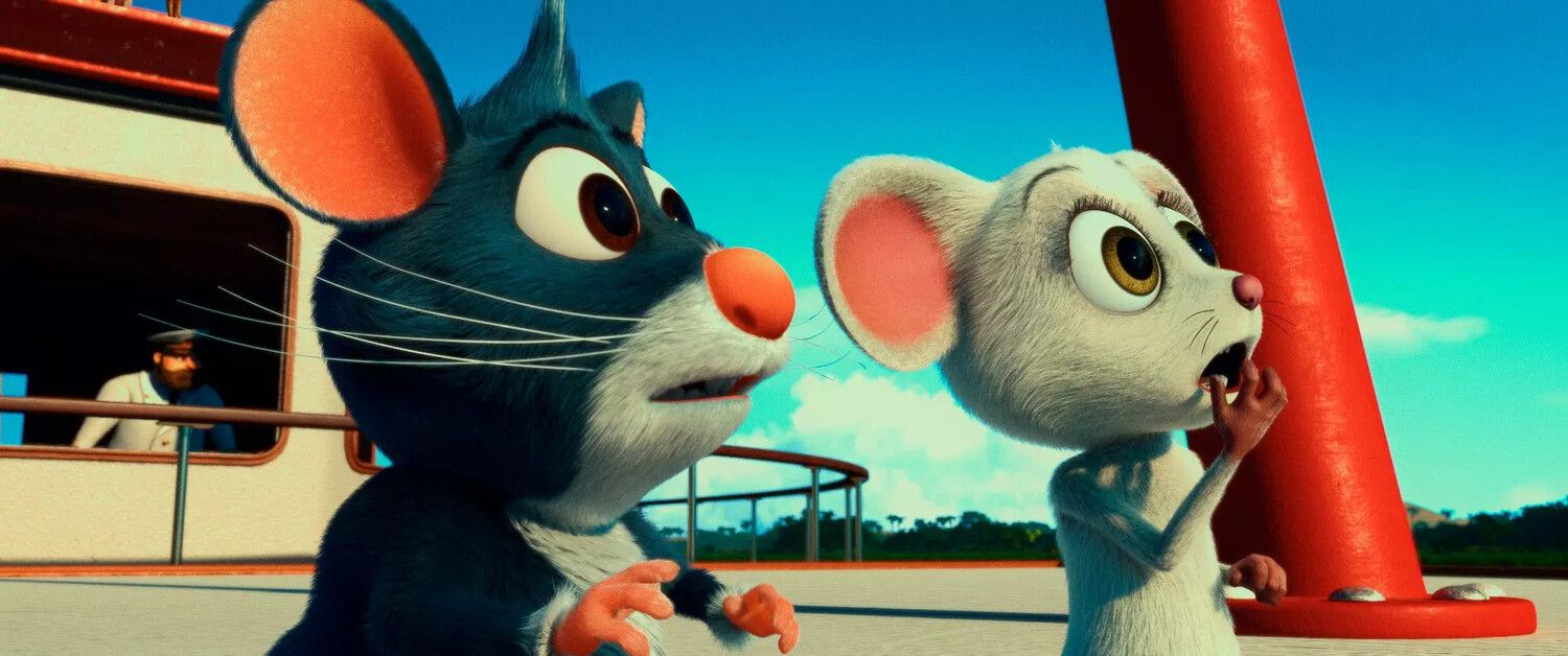 Кадр из мультфильма «Коты Эрмитажа 2. Тайна египетского зала»