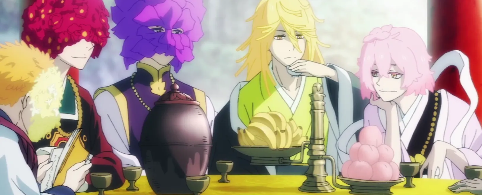 Персонажи аниме «Адский рай»: тэнсэны, палачи, преступники и жители острова