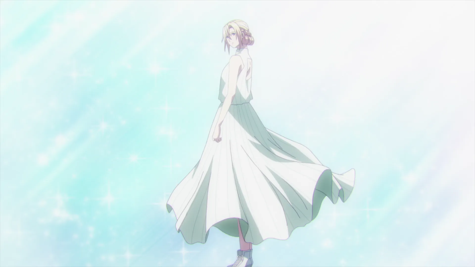 Кадр из аниме «Улыбайся на подиуме»