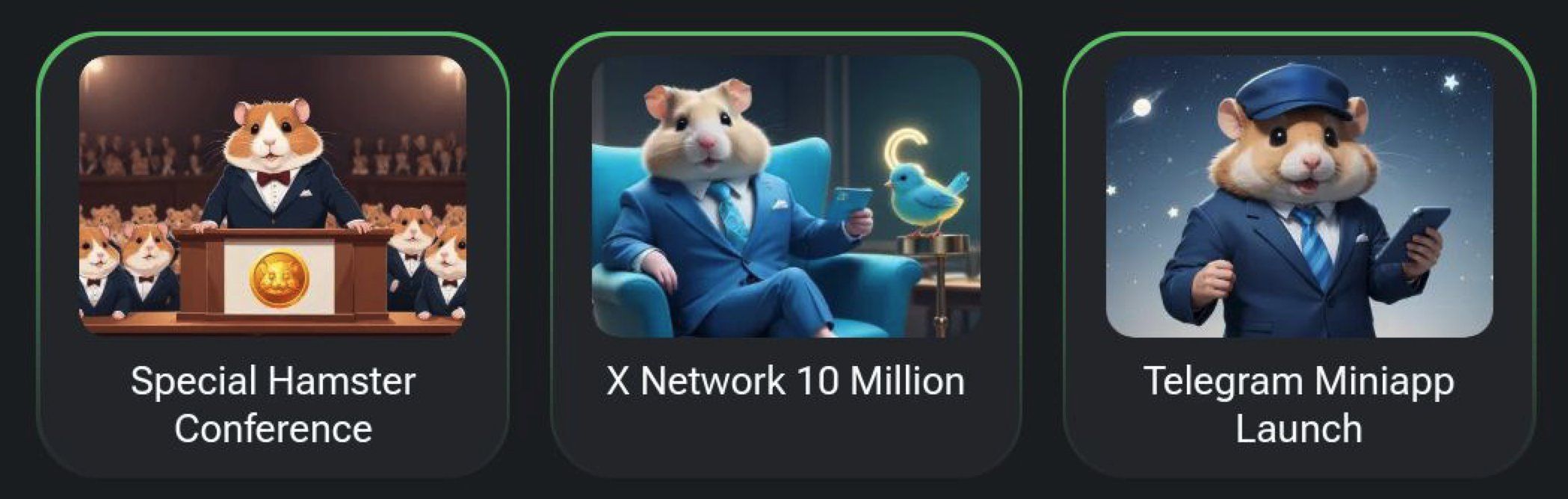 Комбо карты в Hamster Kombat (Хомяк) на 14–15 сентября