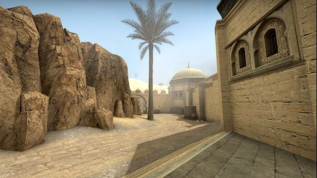 Адаптированная версия третьей карты Dust в CS:GO