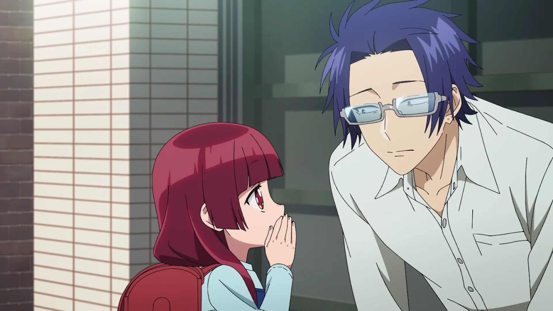 Кадр из аниме «Дочка босса и её нянька»