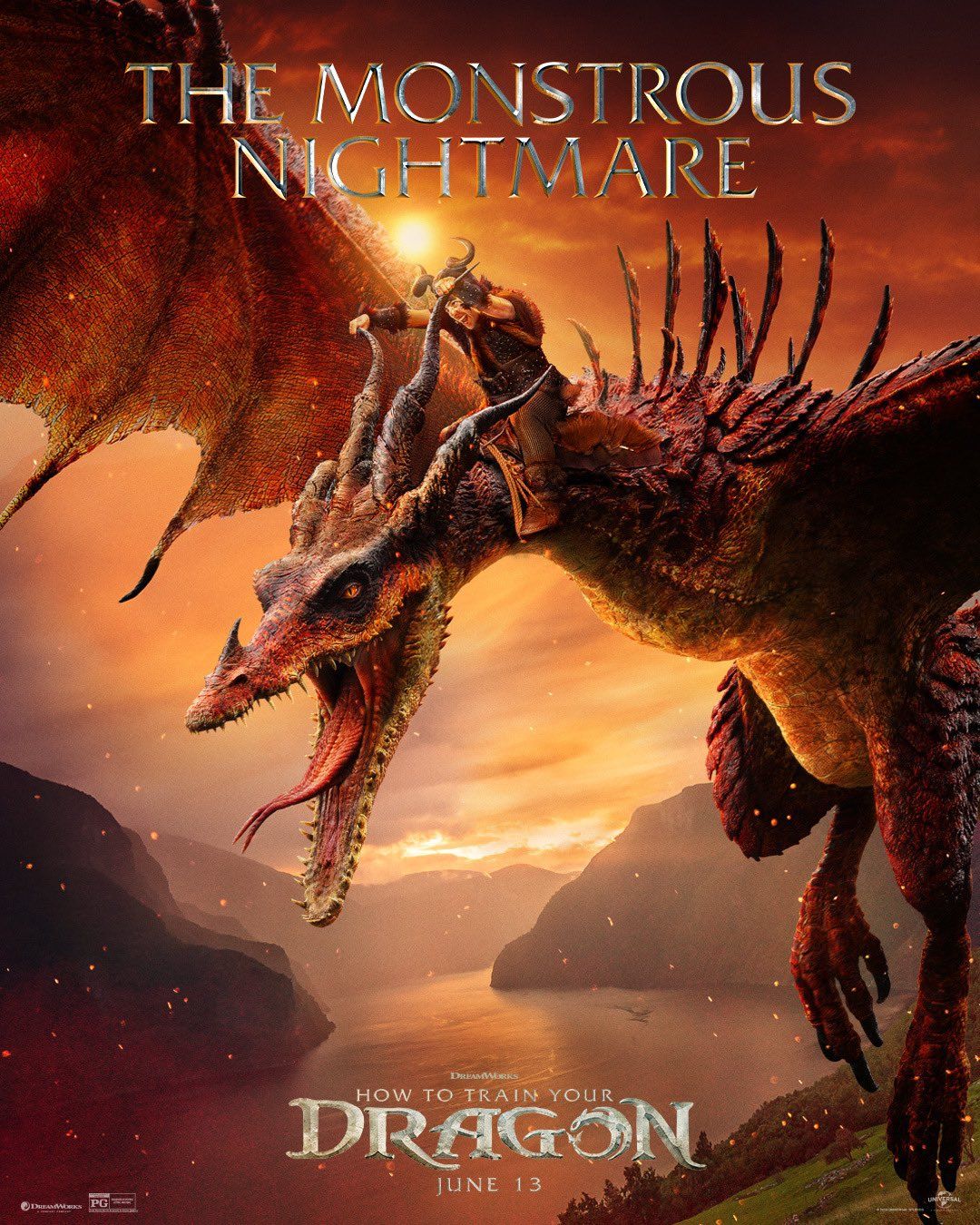 Постер фильма «Как приручить дракона» | Источник: x.com/HTTYDragon/media