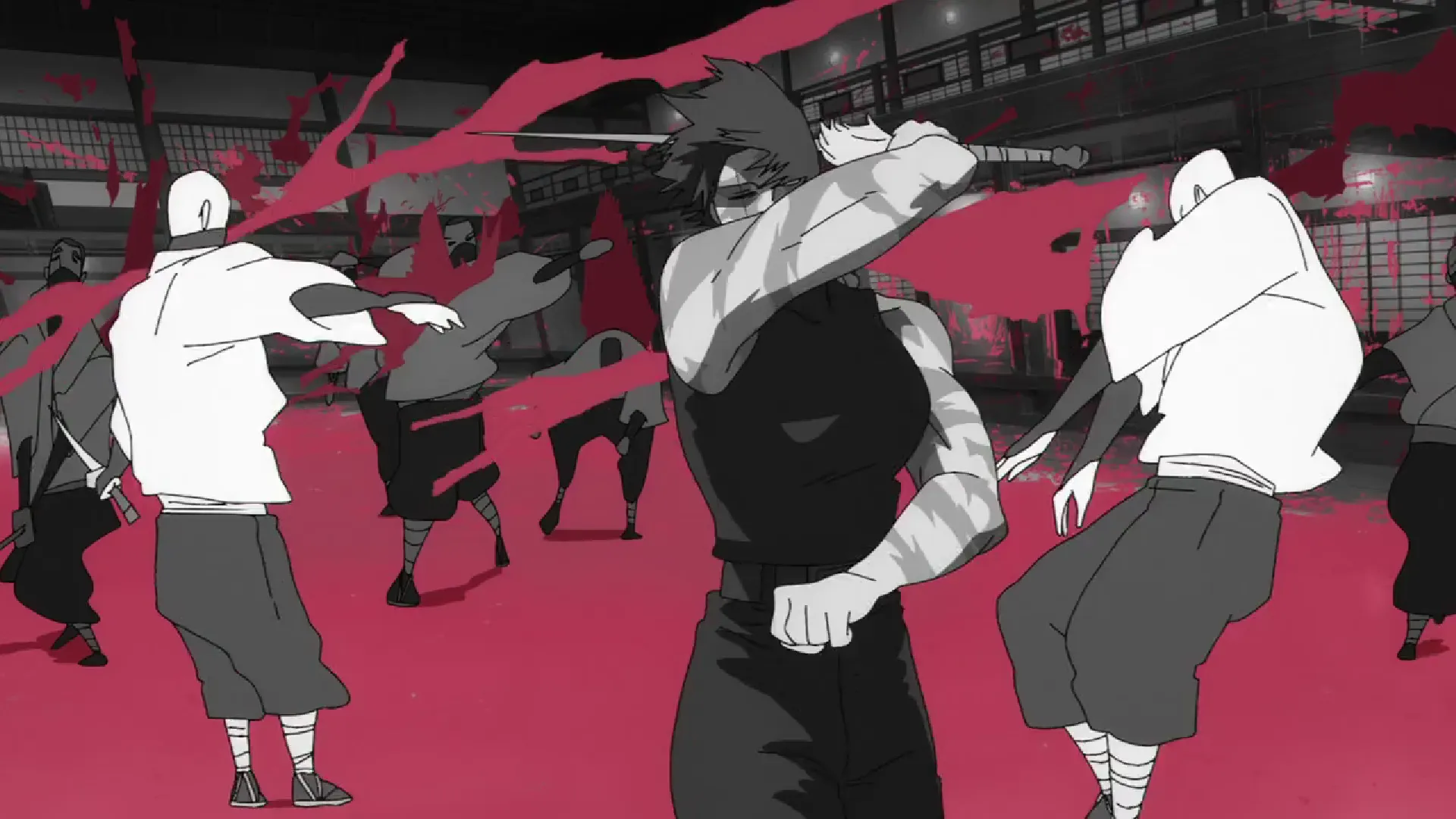 Кадр из аниме «Магическая битва: Смертельная миграция»