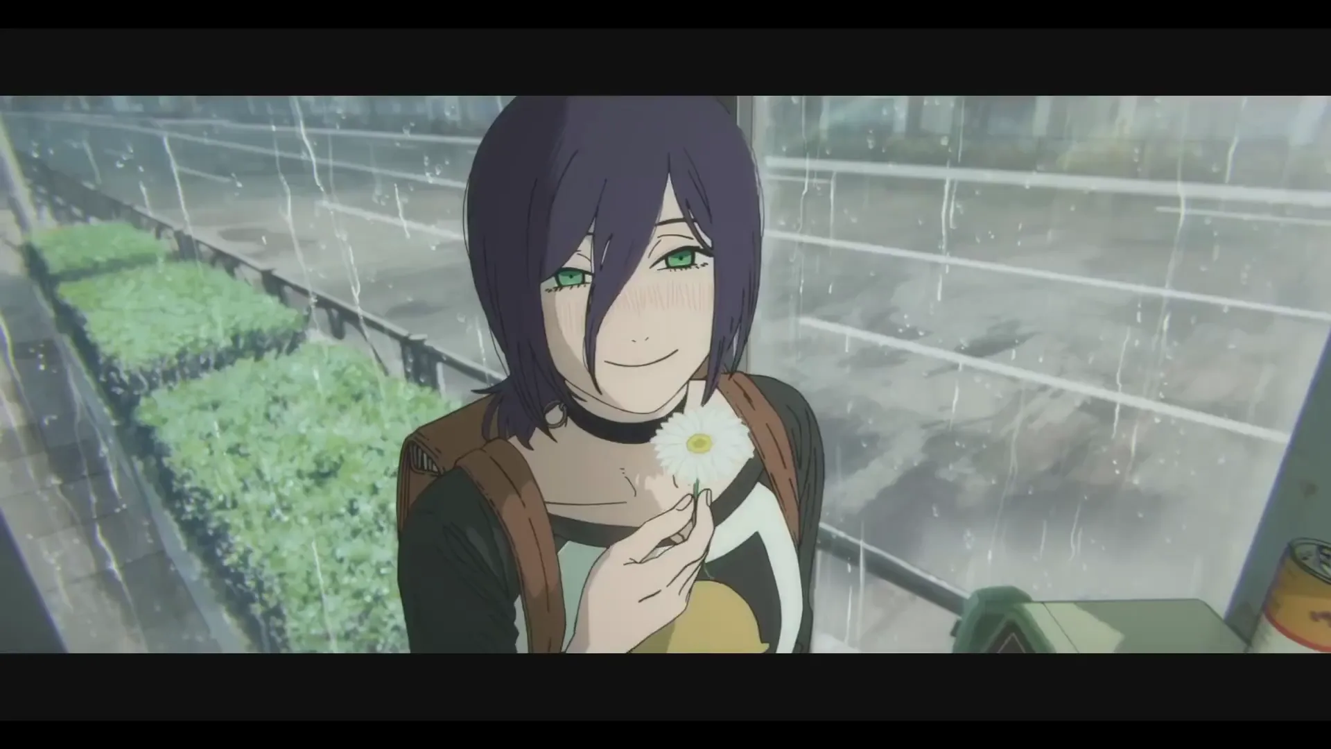 Кадр из аниме «Человек-бензопила. Фильм: История Резе»