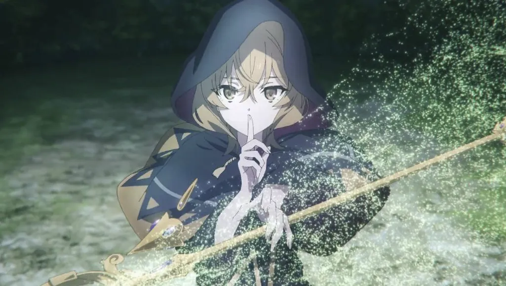 Кадр из аниме «Молчаливая ведьма: Тайна молчаливой колдуньи»