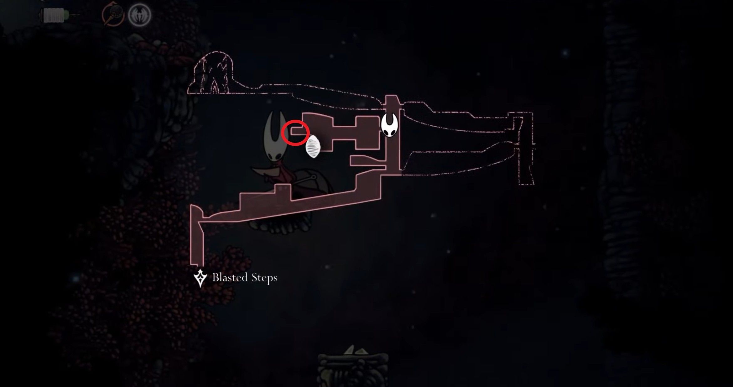 Скриншот из игры Hollow Knight: Silksong