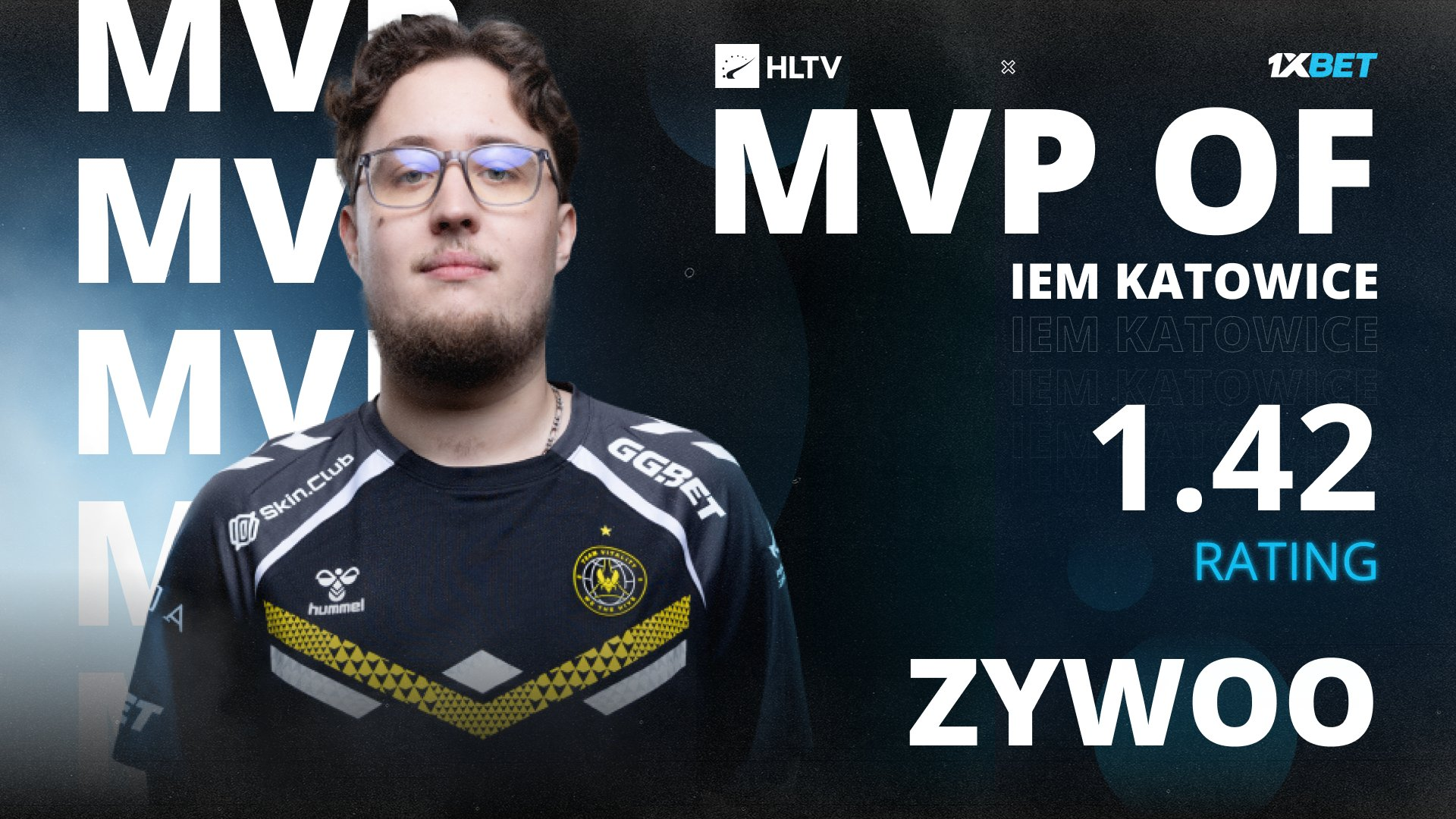 ZywOo — MVP IEM Katowice 2025 | Источник: HLTV.org