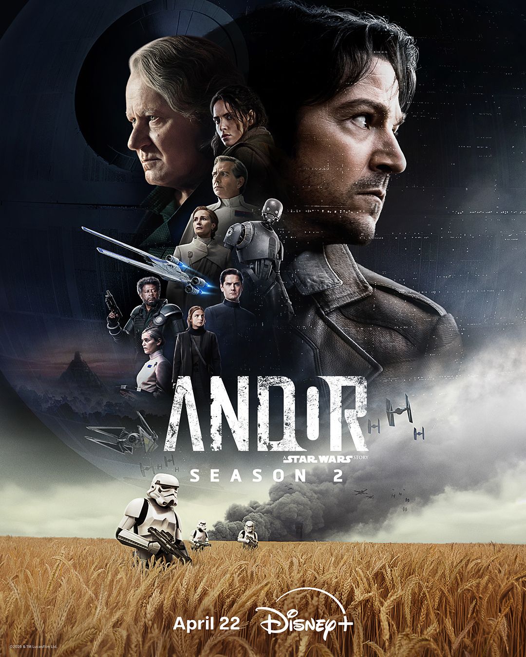 Постер сериала «Андор» | Источник: x.com/starwars