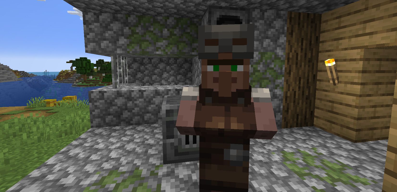 Бронник. Скриншот из Minecraft