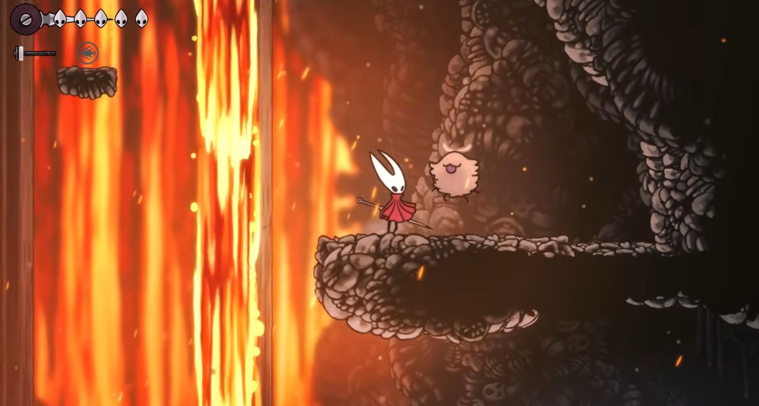 Скриншот из игры Hollow Knight: Silksong