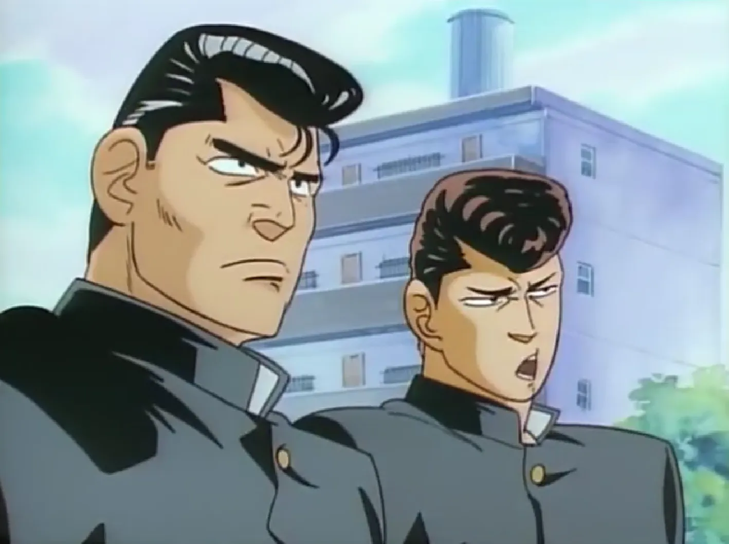 Кадр из аниме «Высшая школа Би-Боп»