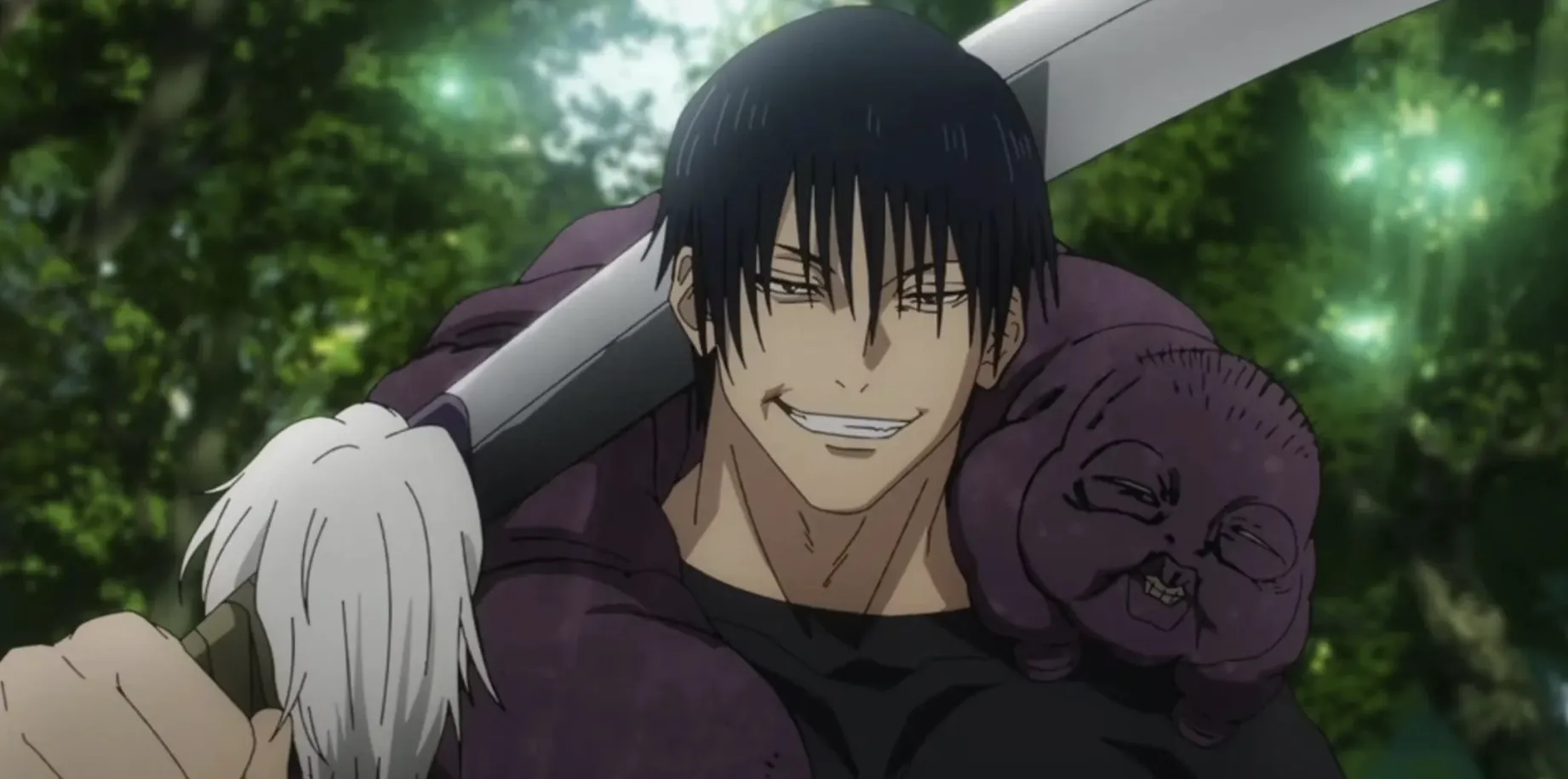 Кадр из аниме «Магическая битва»