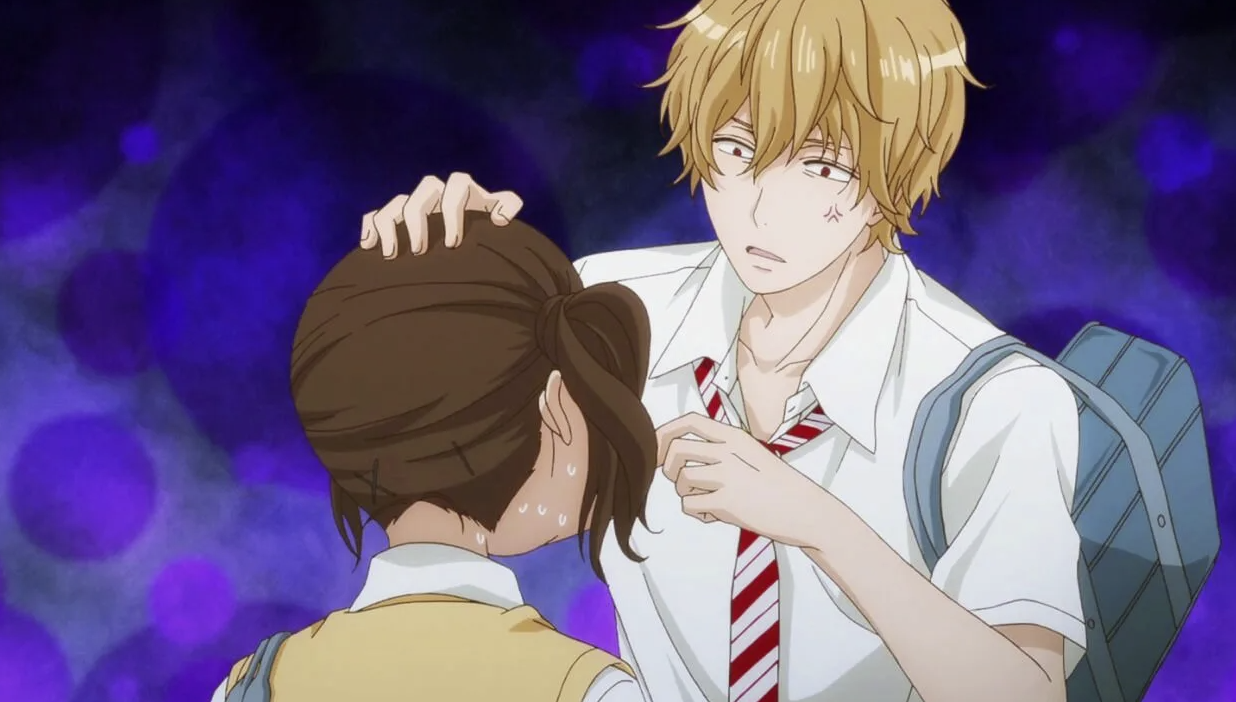 Кадр из аниме «Волчица и чёрный принц»