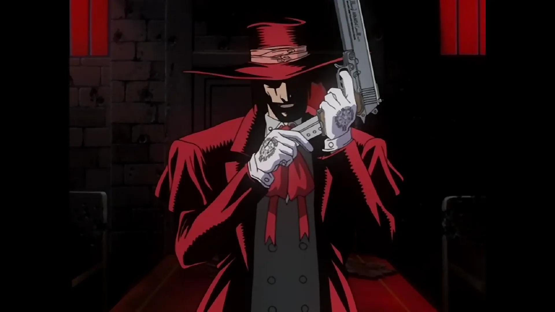 Кадр из аниме «Хеллсинг» 2001 года