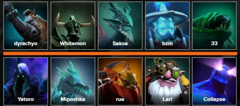 Новые драфты четвертой карты. Источник: стрим dota2_paragon_ru на Twitch