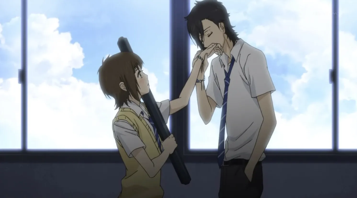 Кадр из аниме «Скажи: "Я люблю тебя"»