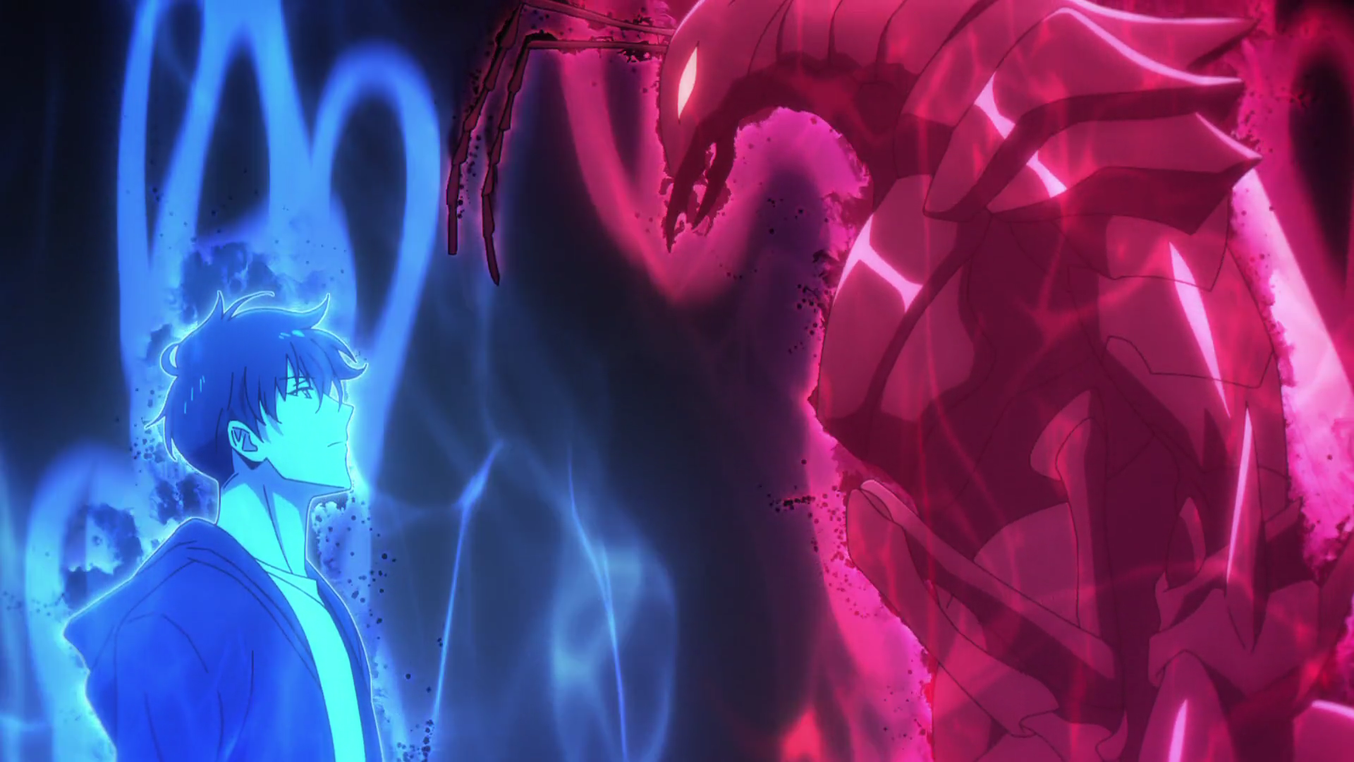 Кадр из аниме «Поднятие уровня в одиночку»