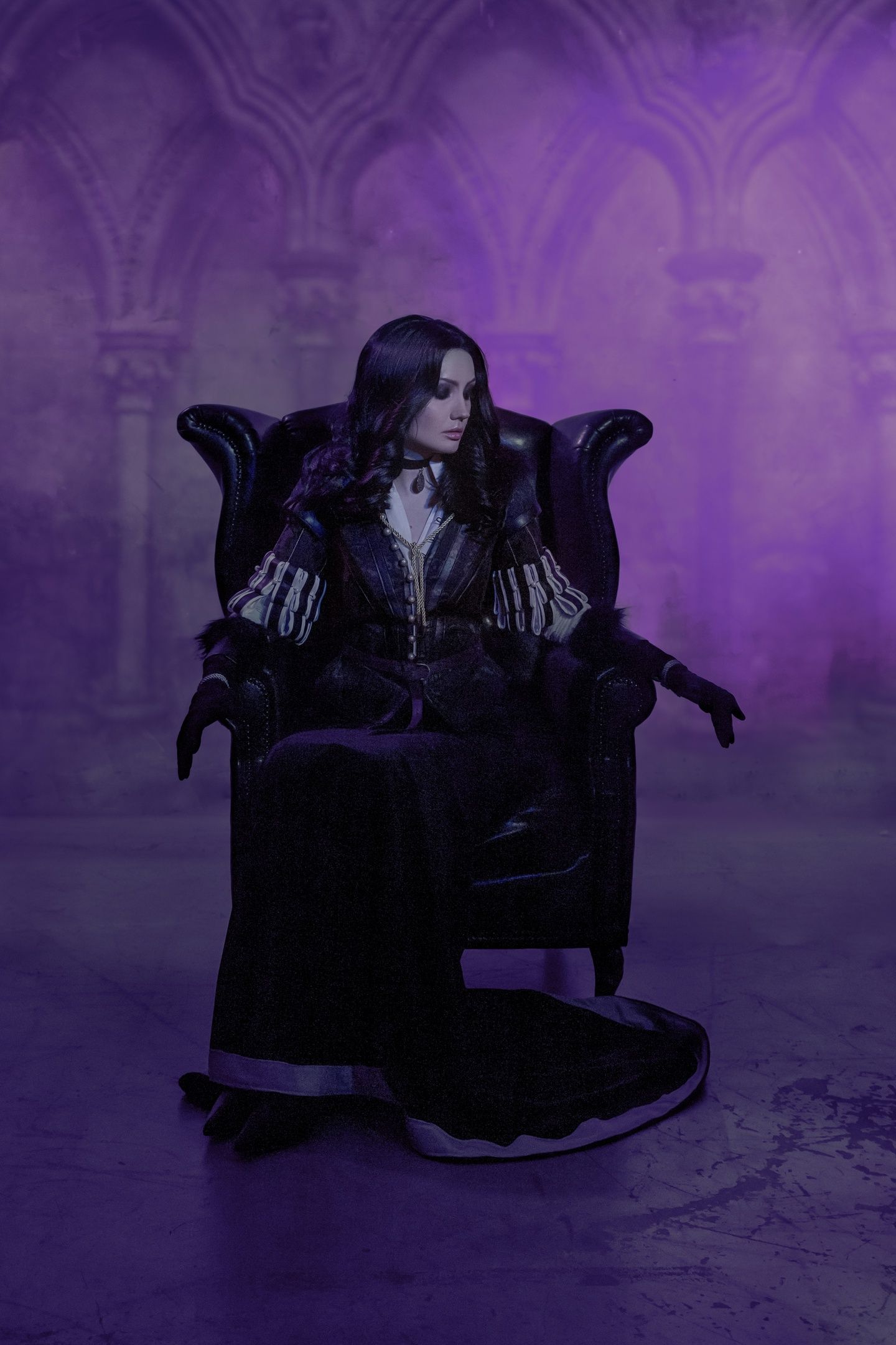 Косплей на Йеннифэр из Венгерберга. Фотограф: Анна Кузнецова. Косплеер: Tasha Yun. Источник: vk.com/tashayun_cosplay