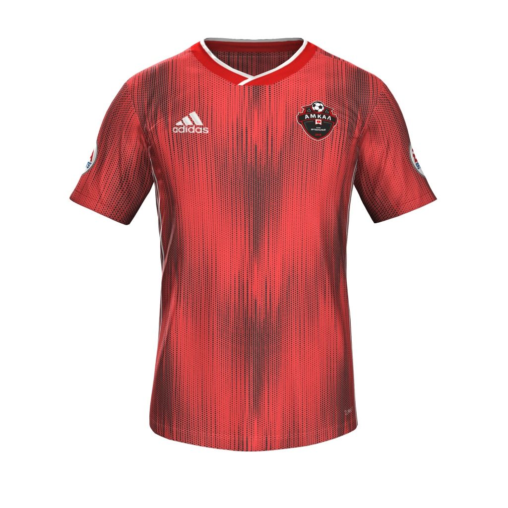 Форма ФК «Амкал» в FIFA 20 (красный вариант)