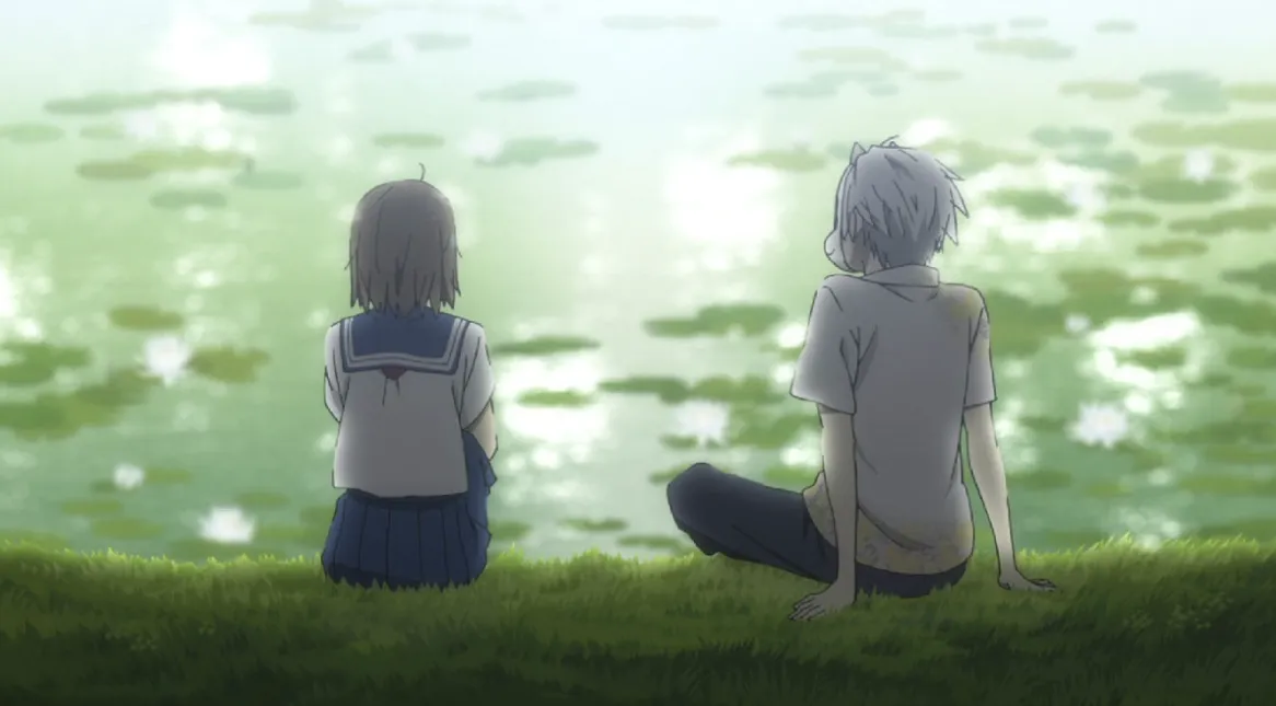 Кадр из аниме «В лес, где мерцают светлячки»