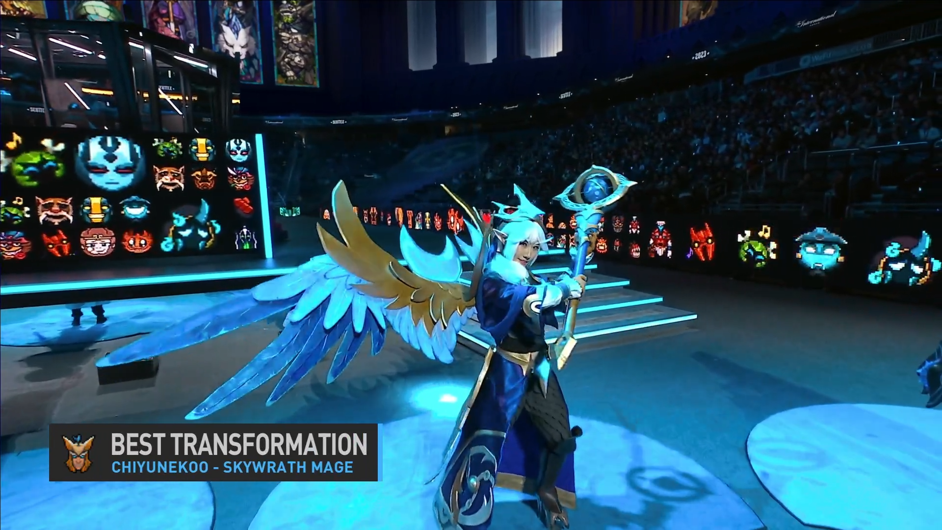 Конкурс косплея на The International 2023. Победитель в номинации «Лучшая трансформация»