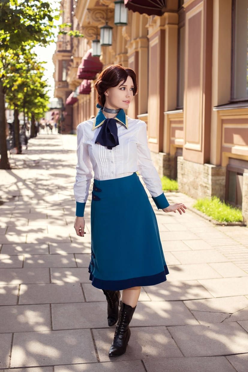 Косплей на Элизабет из BioShock Infinity. Косплеер: vk.com/lunaritie