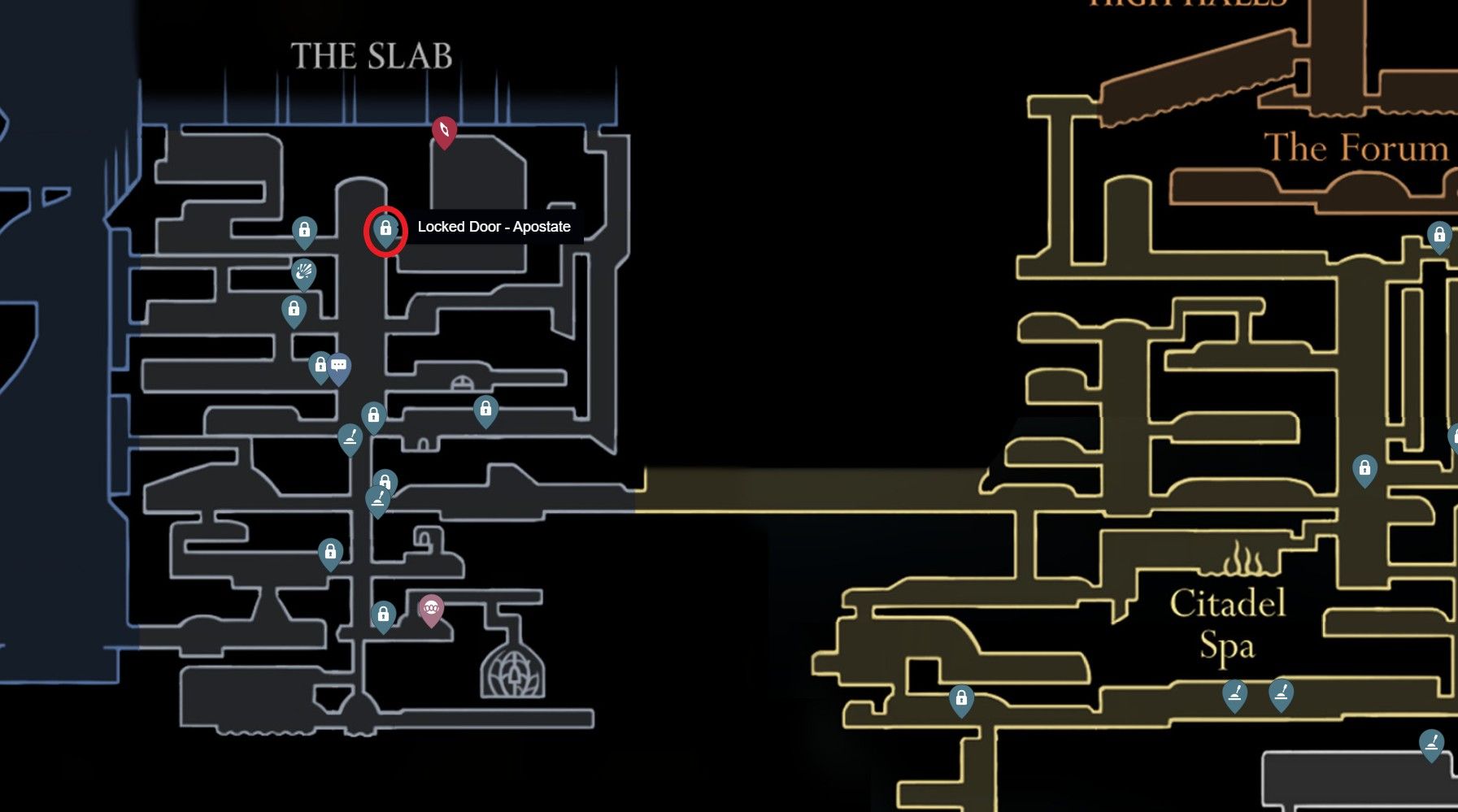 Скриншот из игры Hollow Knight: Silksong