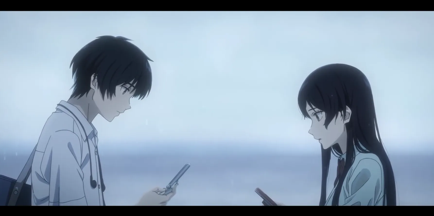 Кадр из аниме «Тоннель в лето, выход прощаний»