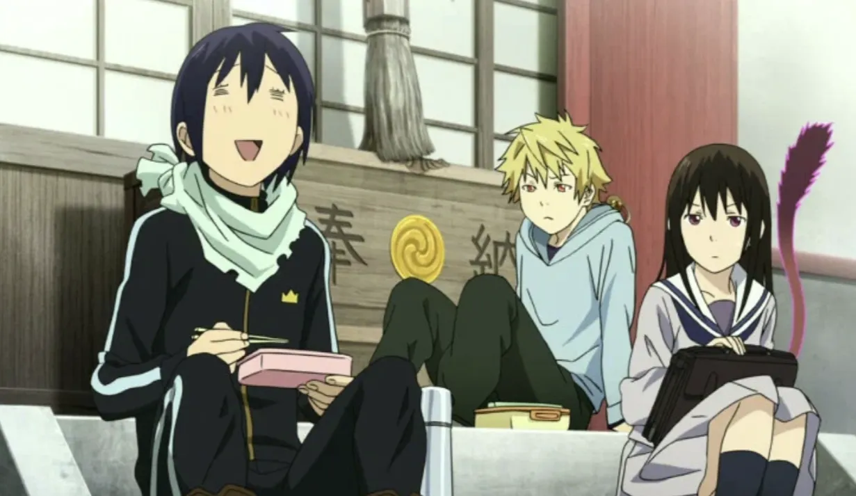 Кадр из аниме «Бездомный Бог»