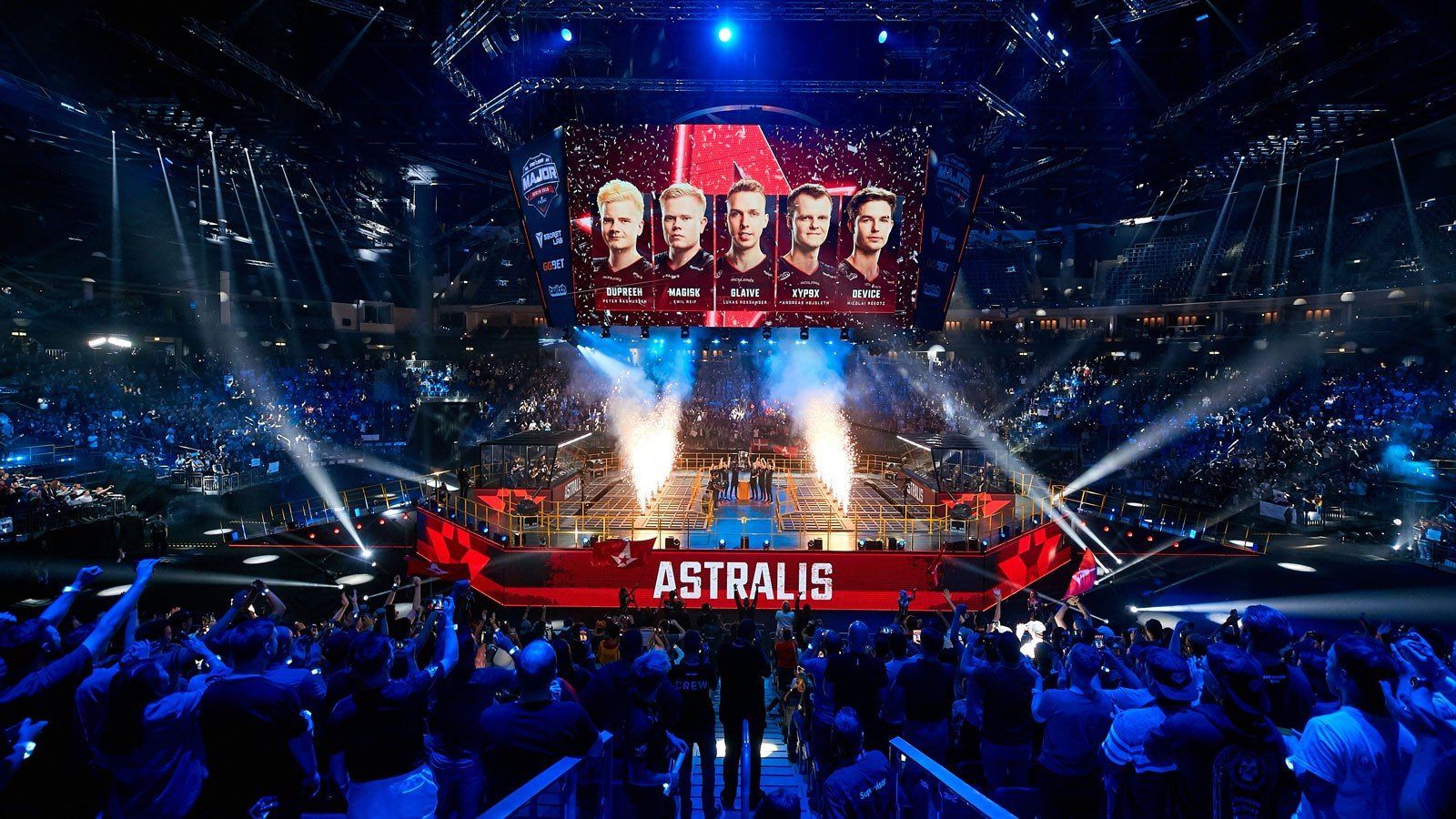 Astralis первой в истории выиграла четыре мейджора по CS:GO; фото: StarLadder