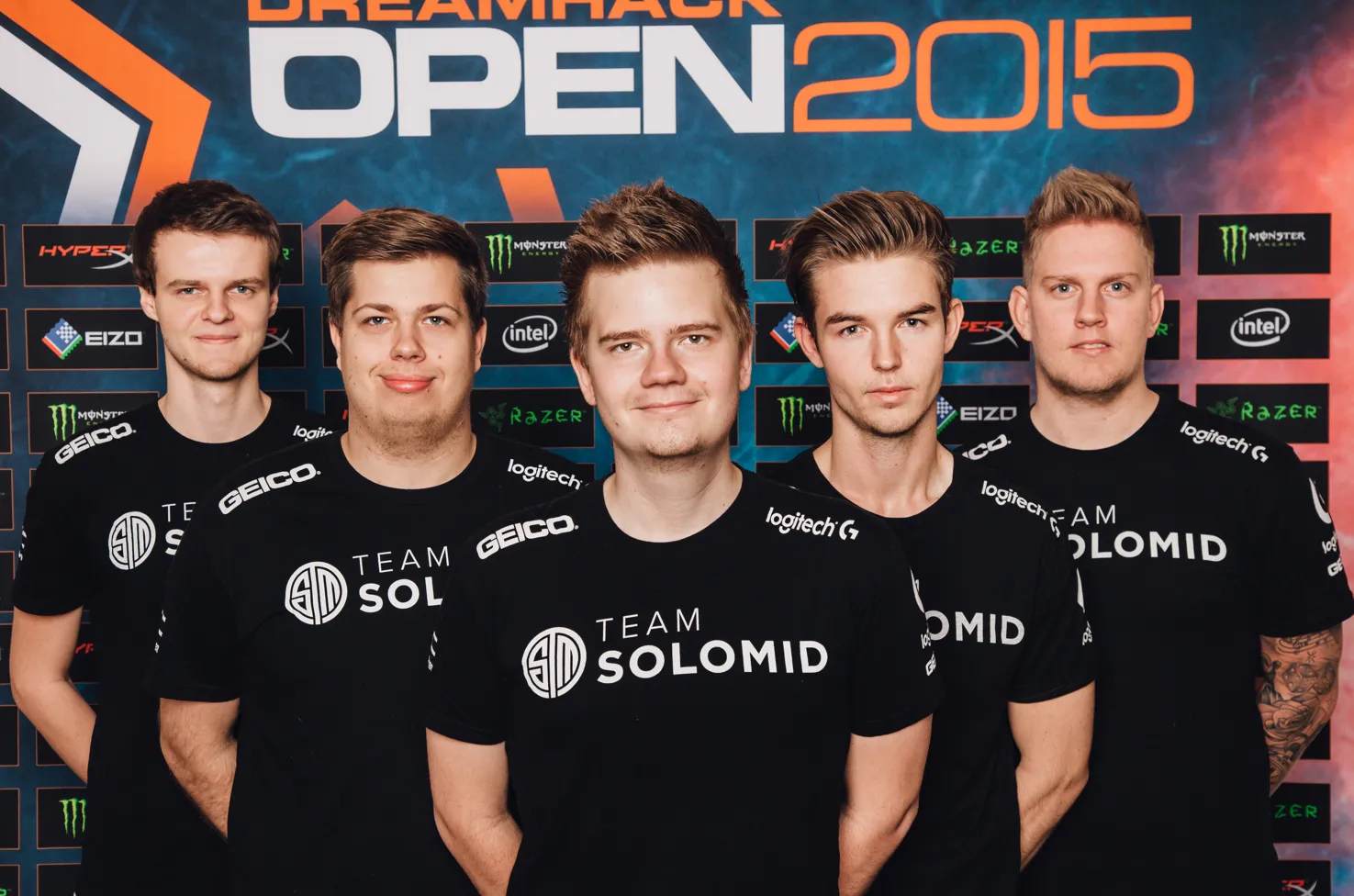 Состав TSM на DreamHack Open Cluj-Napoca 2015 — без победы на мейджоре остался только cajunb | Источник: профиль DreamHack на flickr.com