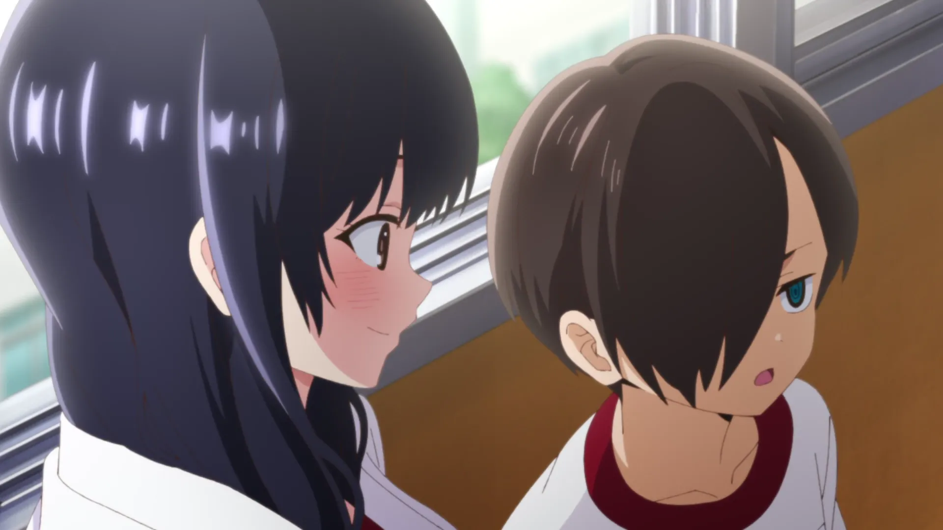 Кадр из аниме «Опасность в моём сердце»